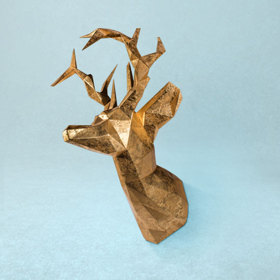 Antler head mount accessory thumb